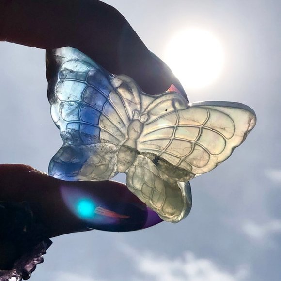Other - Yellow Rainbow Fluorite butterfly 🦋